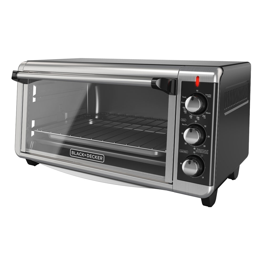 Crisp N Bake Air Fry Digital 4 Slice Toaster Oven BLACK DECKER